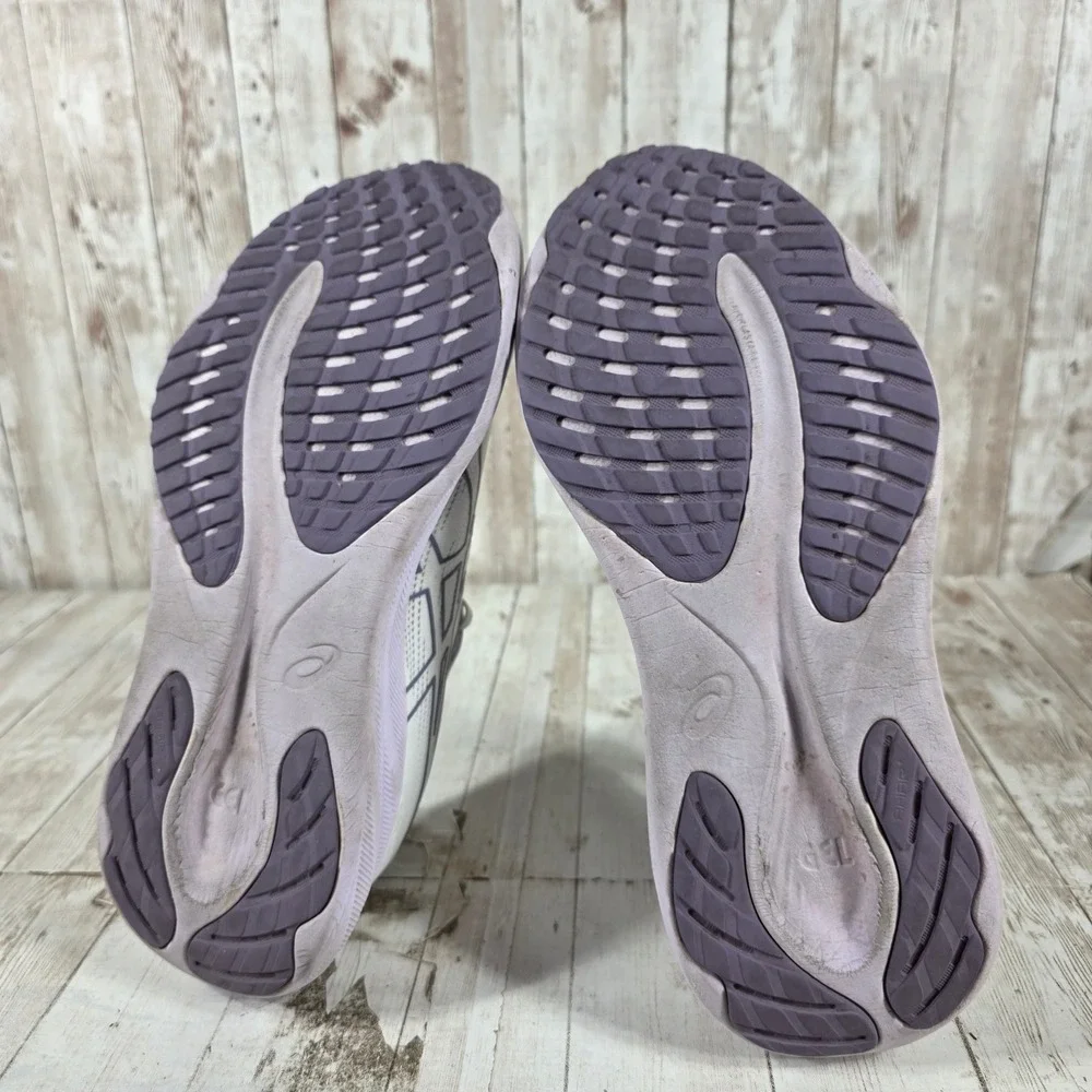 Asics Gel-Pulse 15 Womens Running Shoes White Lilac 1012B593 Size 8.5